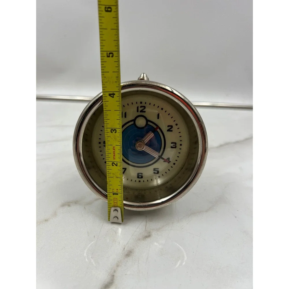 Pottery Barn VTG  Style Desk Clock Pottery Barn Automobilia Car Dash Gauge